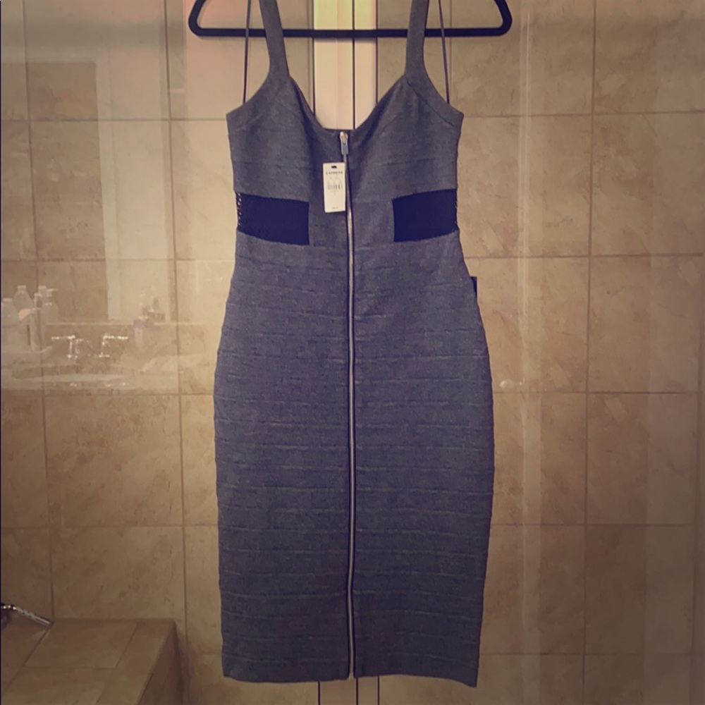 NWT Gorgeous Express fitted midi dress.